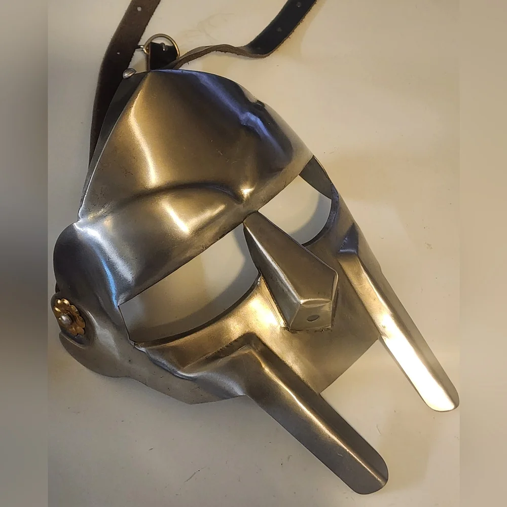 Hand Made MaMF Doom Gladiator Mask Adult Steel Cosplay Collectible Face Armor